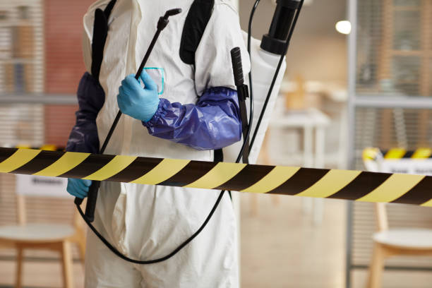 Professional Biohazard technician working in Center Moriches, NY